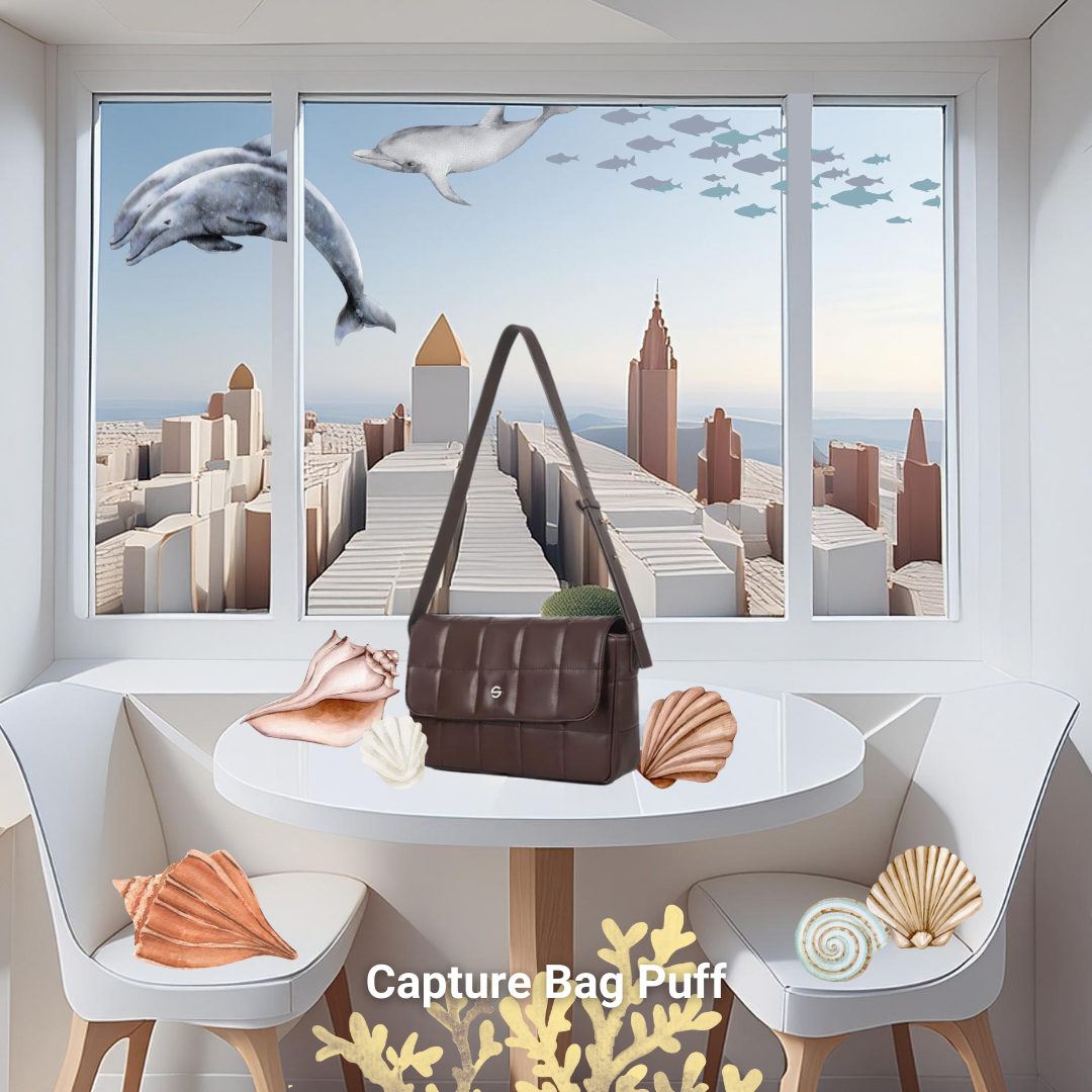 Capture bag puff - black