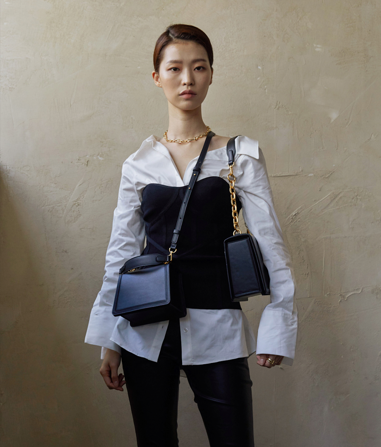 Acode bag - line black