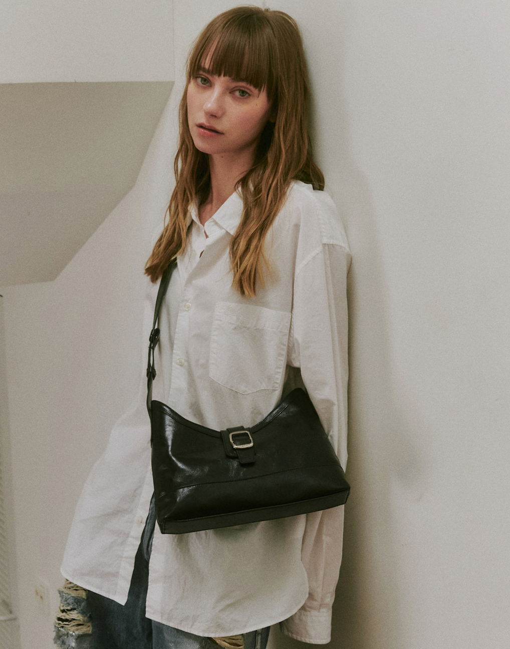 Veil middle bag - black