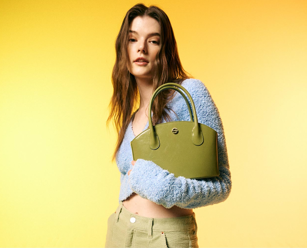 Joony bag - crinkle olive