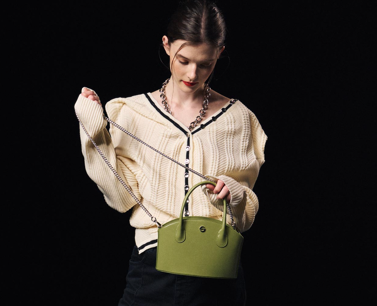 Joony bag - crinkle olive