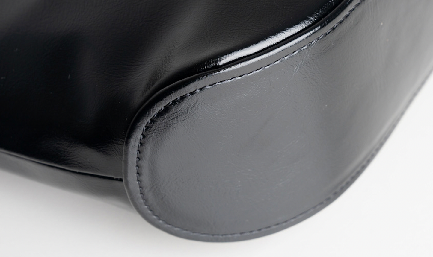 Groove middle bag - crinkle silver