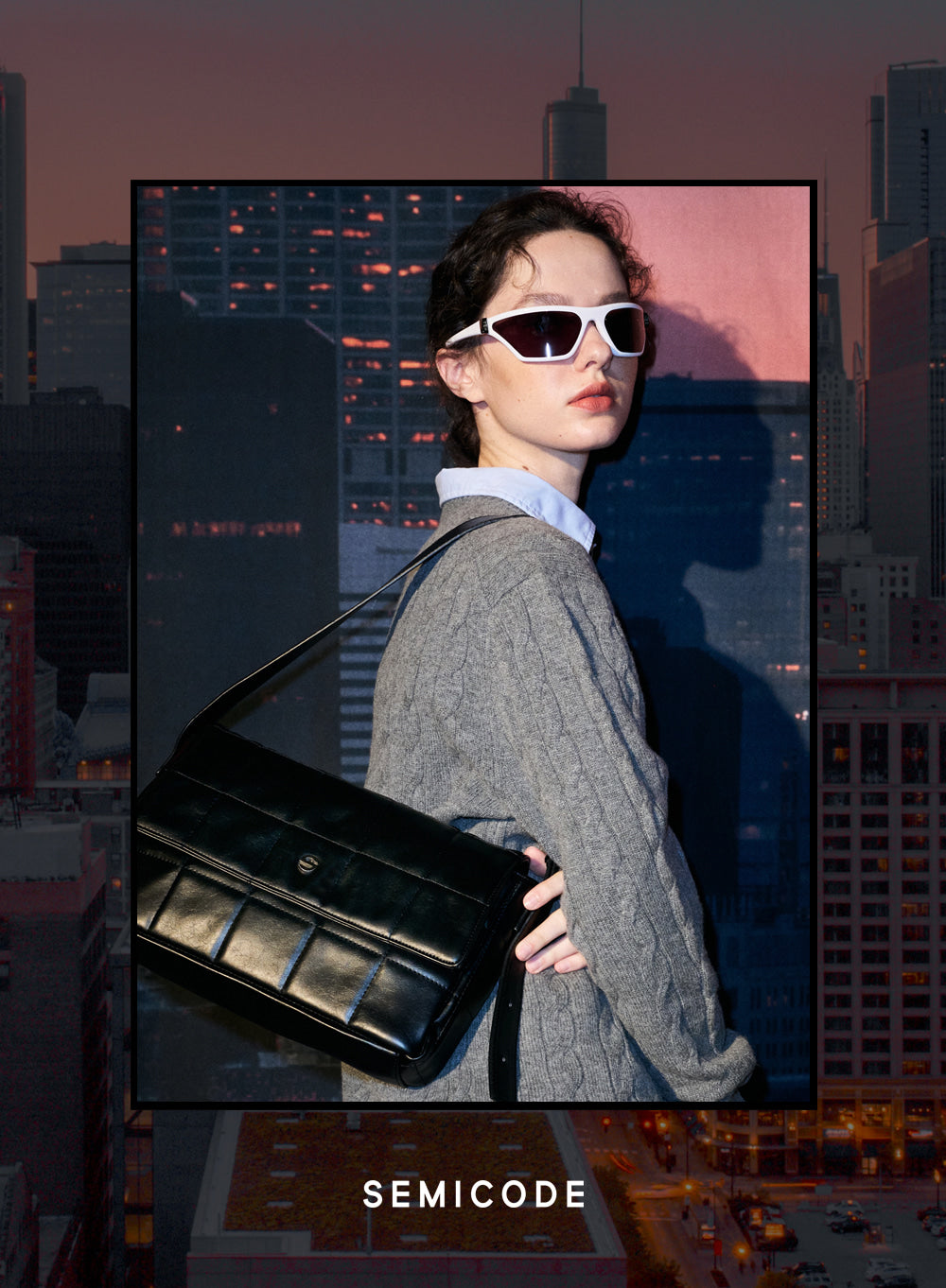 Capture bag puff - black