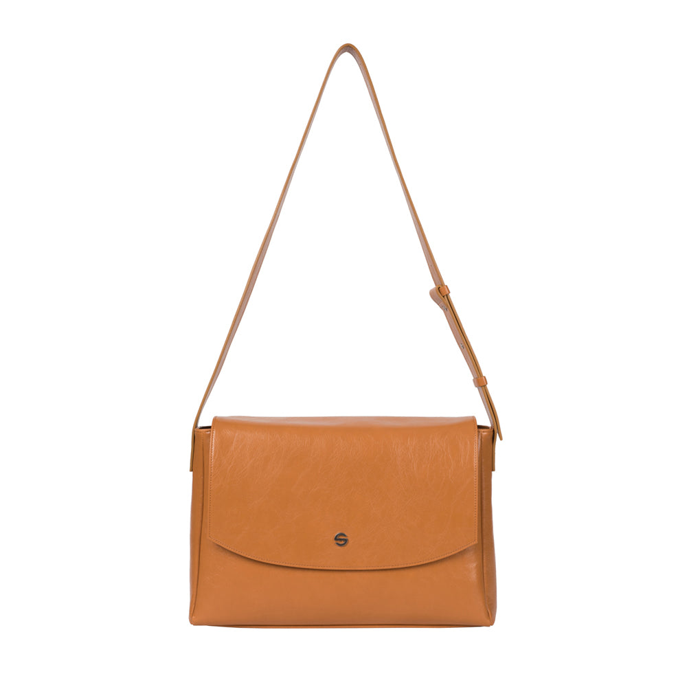 Capture bag - crinkle camel