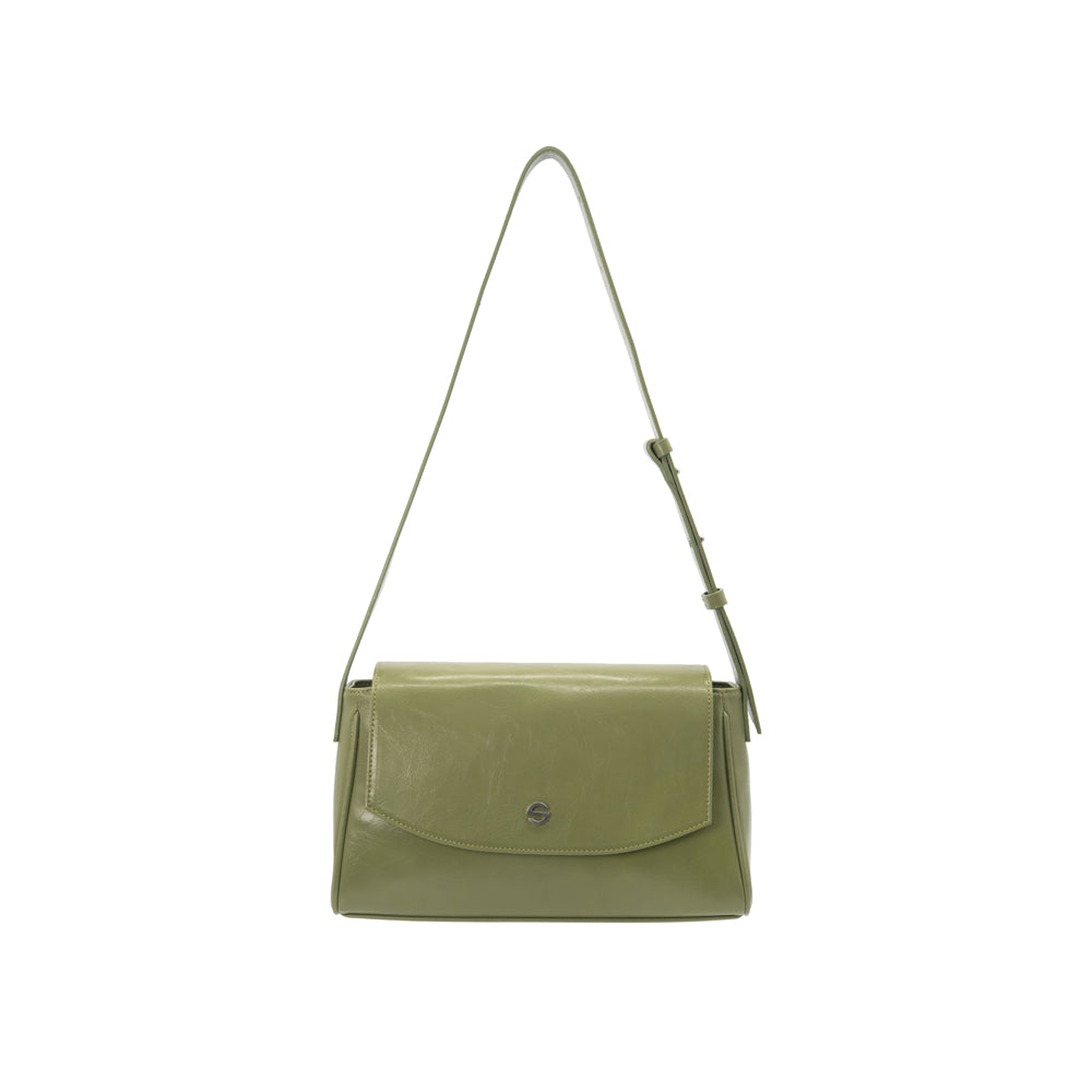 Capture bag mini - crinkle olive