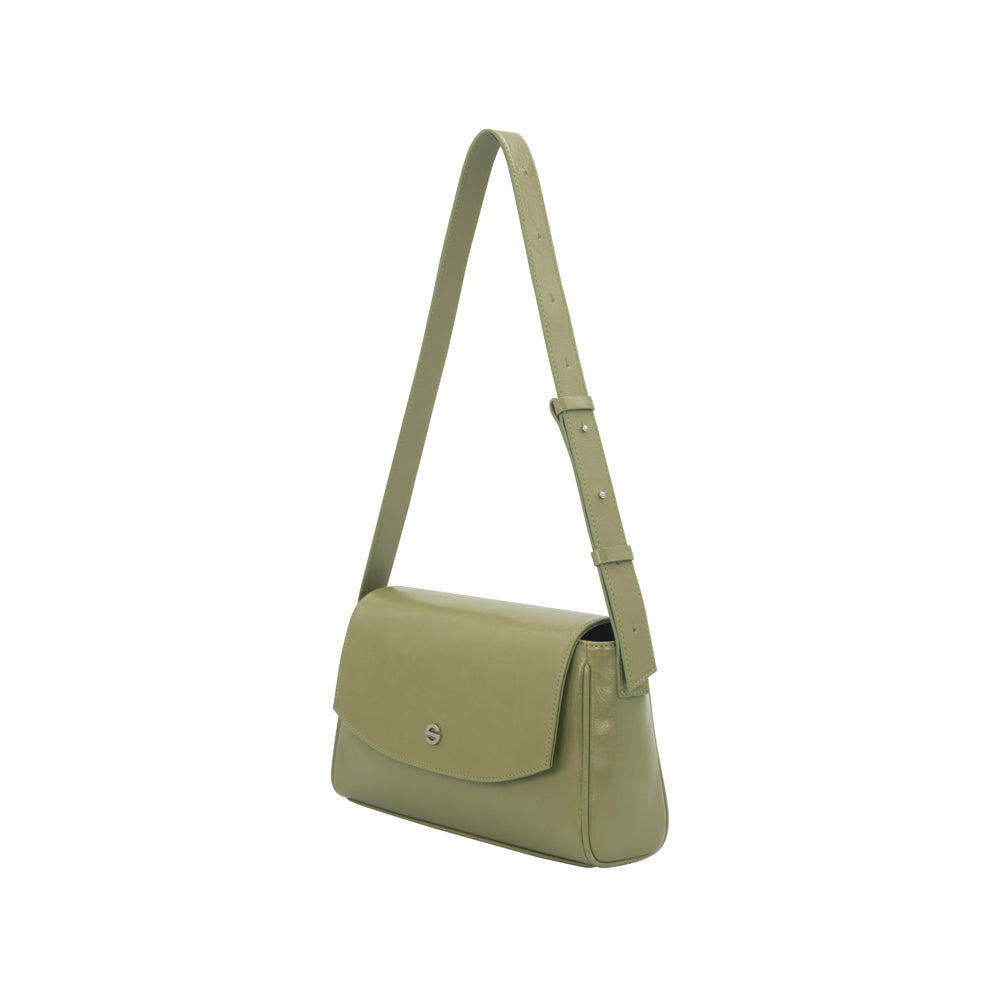 Capture bag mini - crinkle olive