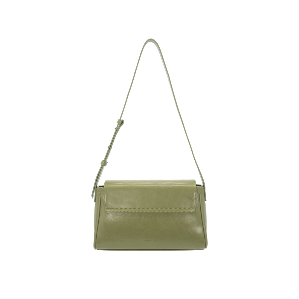 Capture bag mini - crinkle olive