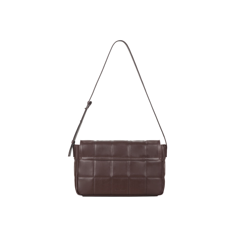 Capture bag puff - choco brown