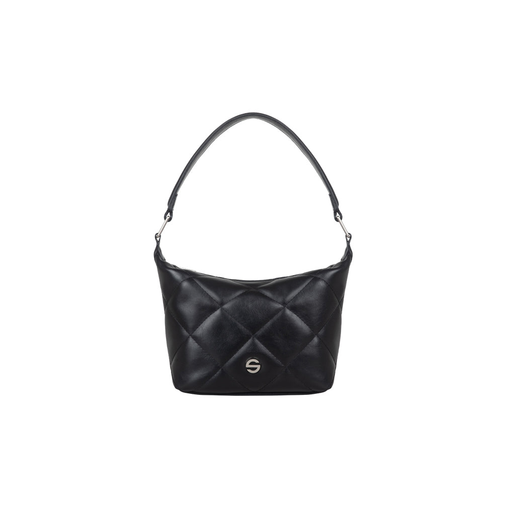 Glow bag puff - black