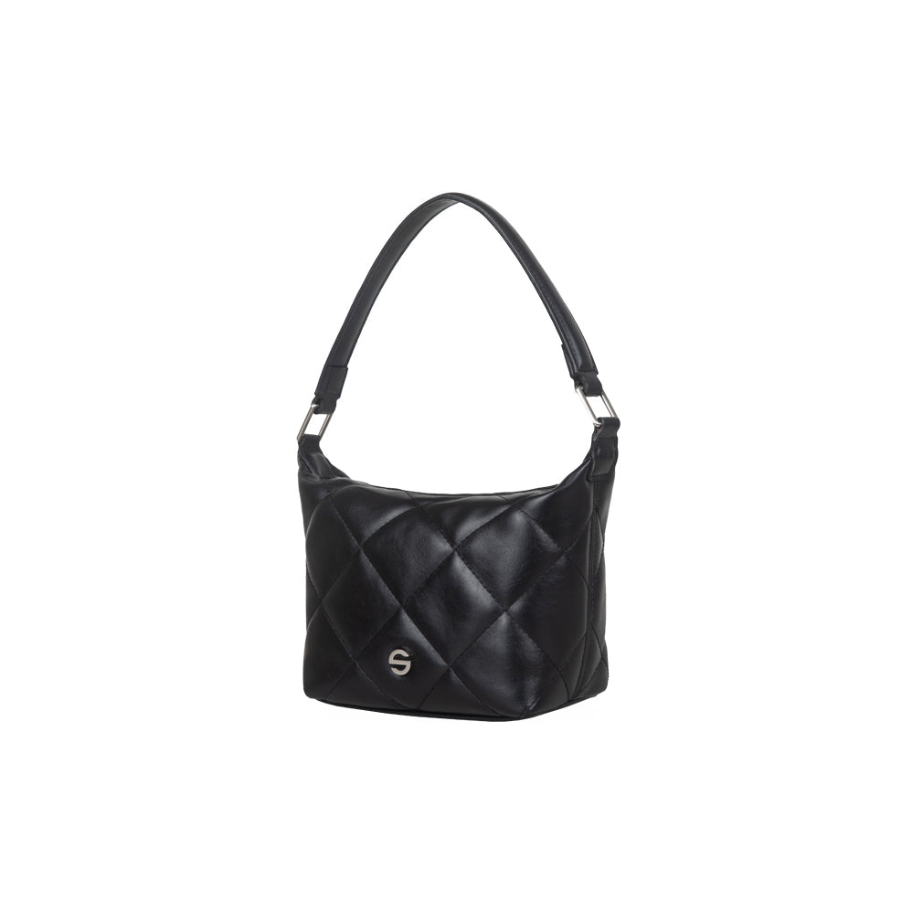 Glow bag puff - black