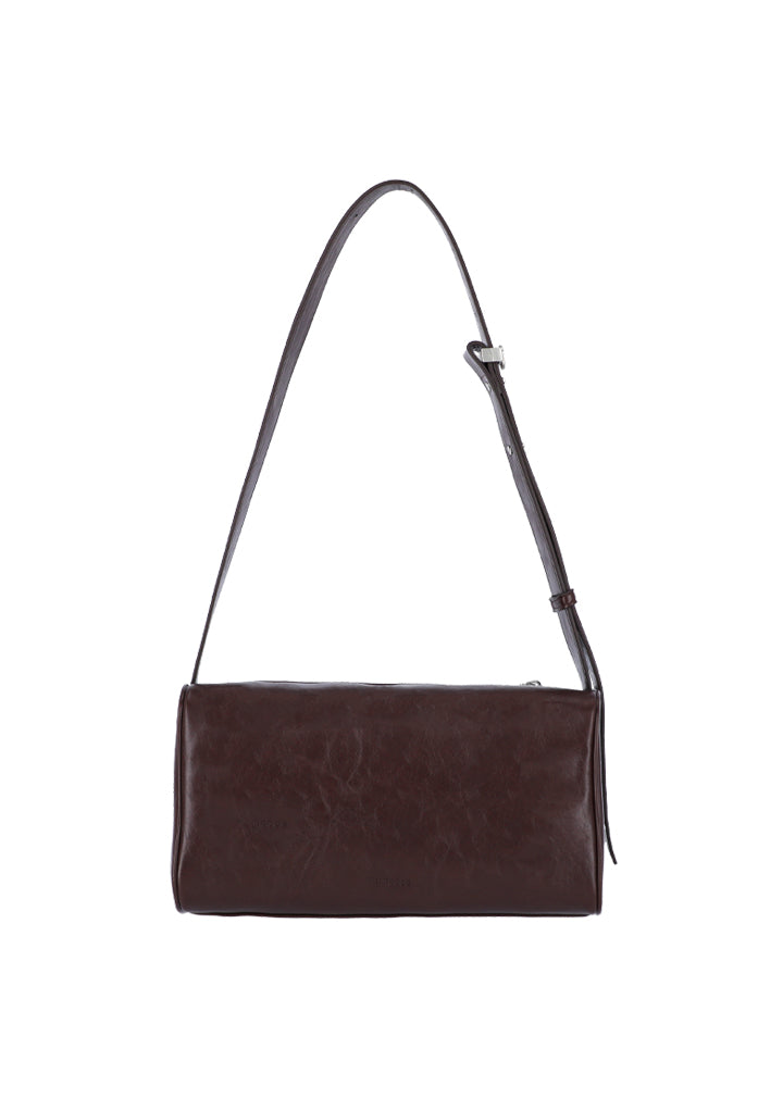 Poster pocket bag - vintage choco brown