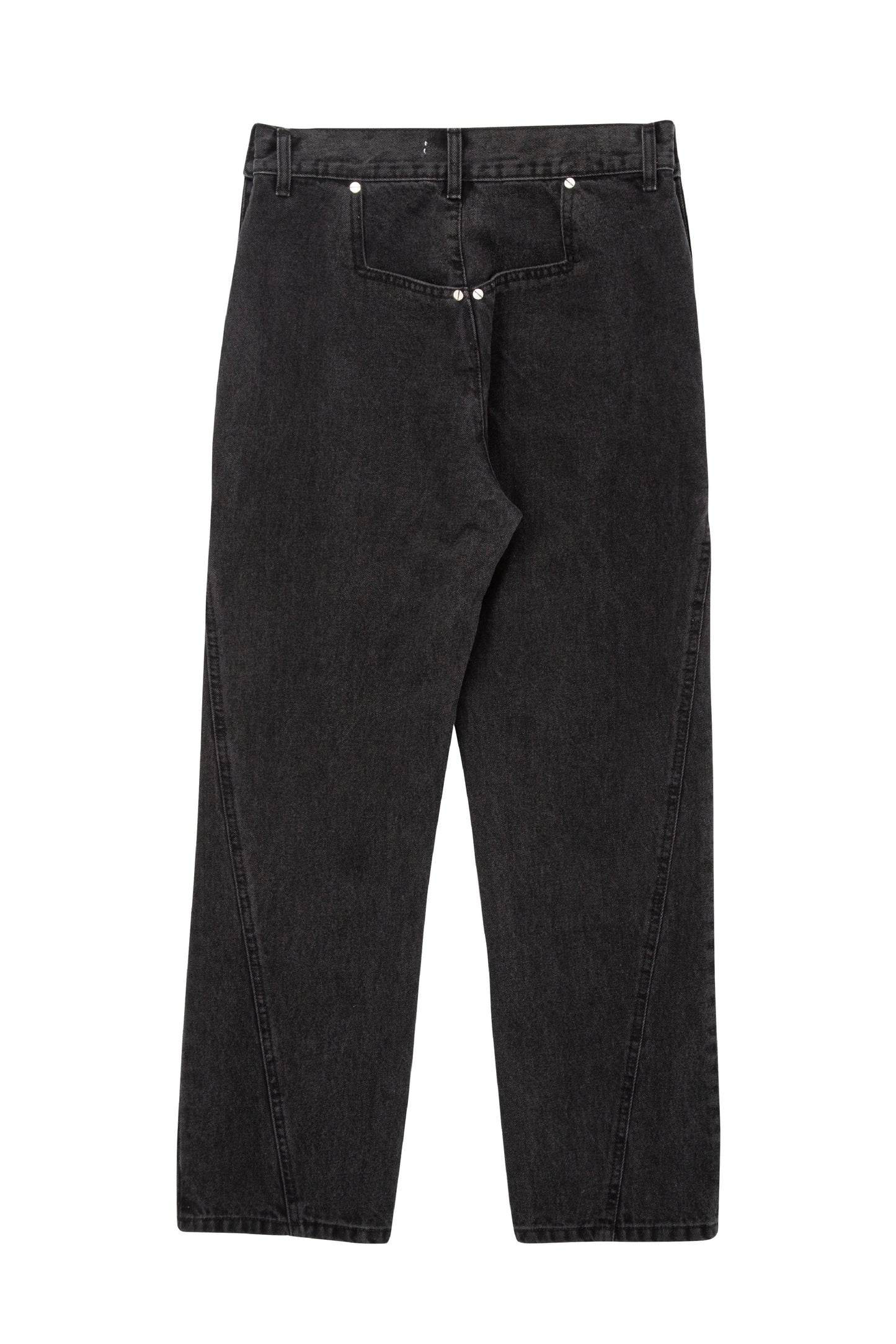 Deconstructed Denim Jean Black