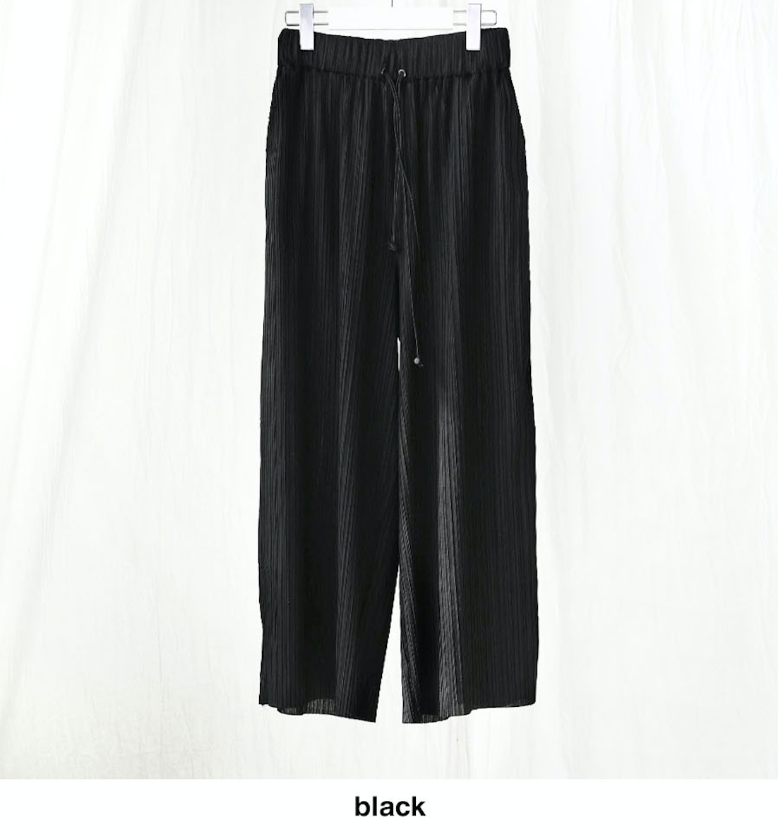 プリーツワイドパンツ(S/S version)