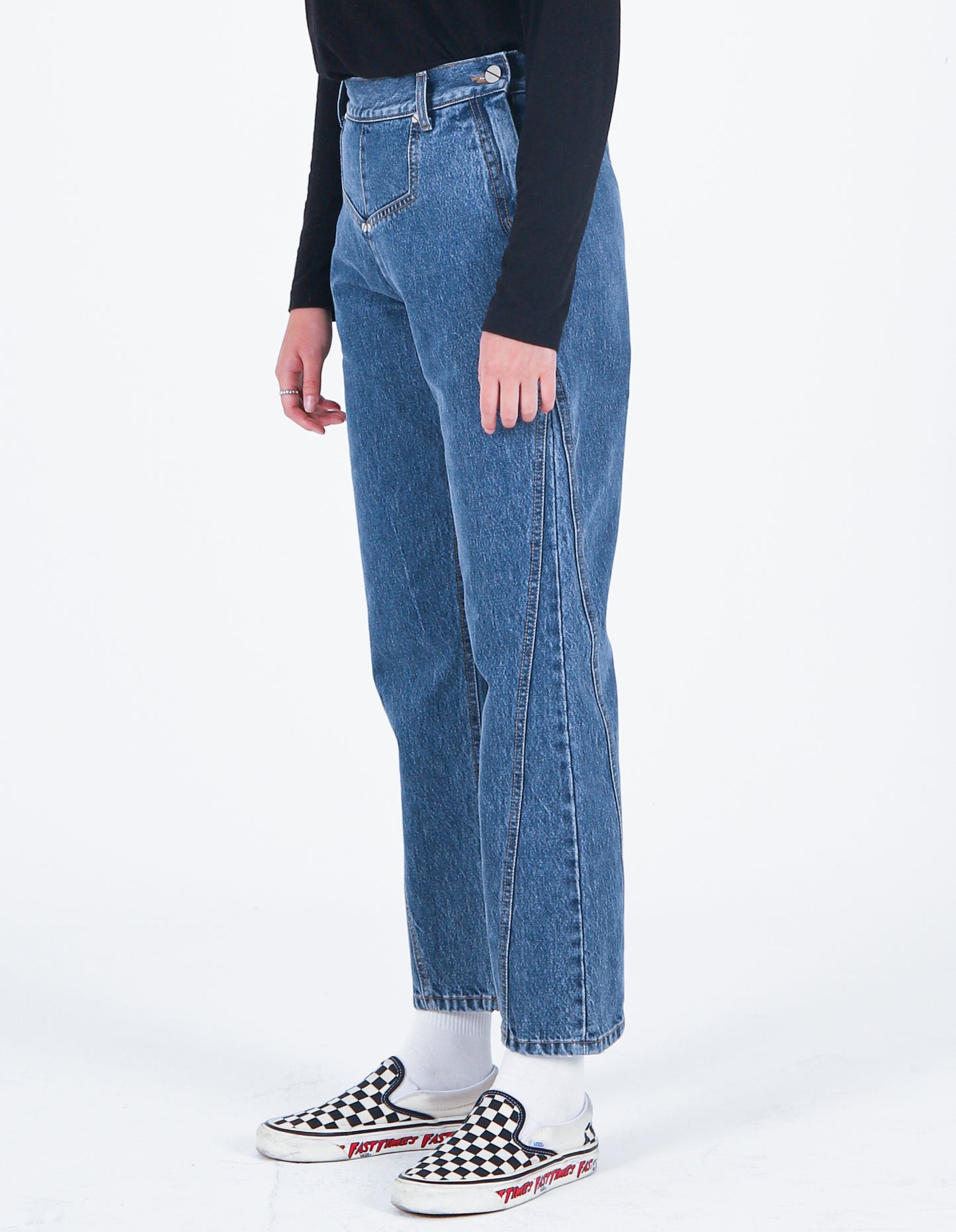 Deconstructed Denim Jean Indigo