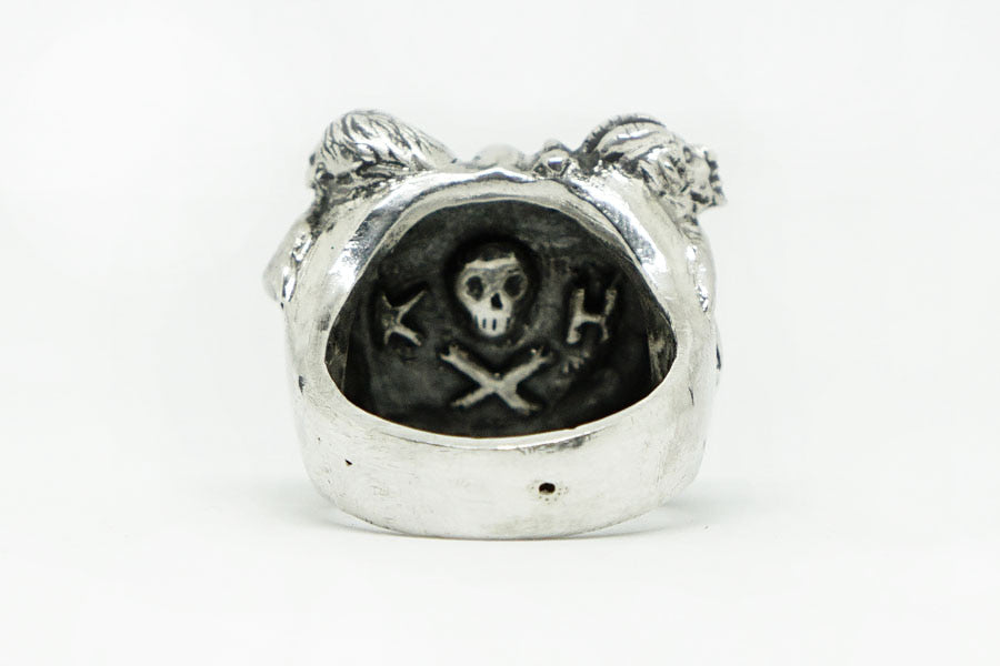 MOBSTER RING (CUBIC COLOR : WHITE/BLACK)