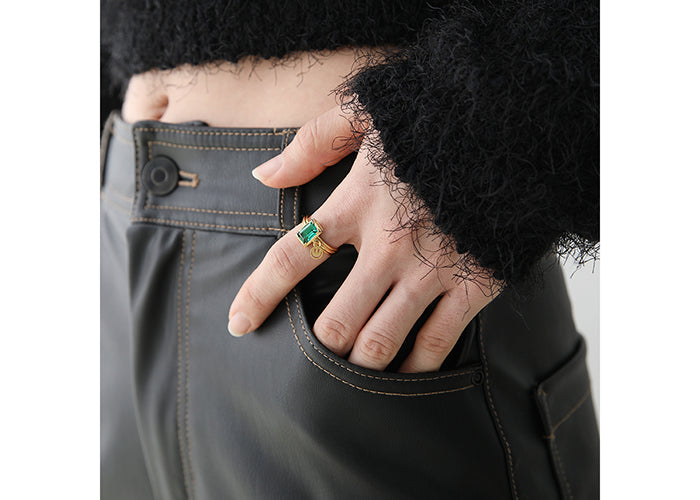 SMILE DROP RING