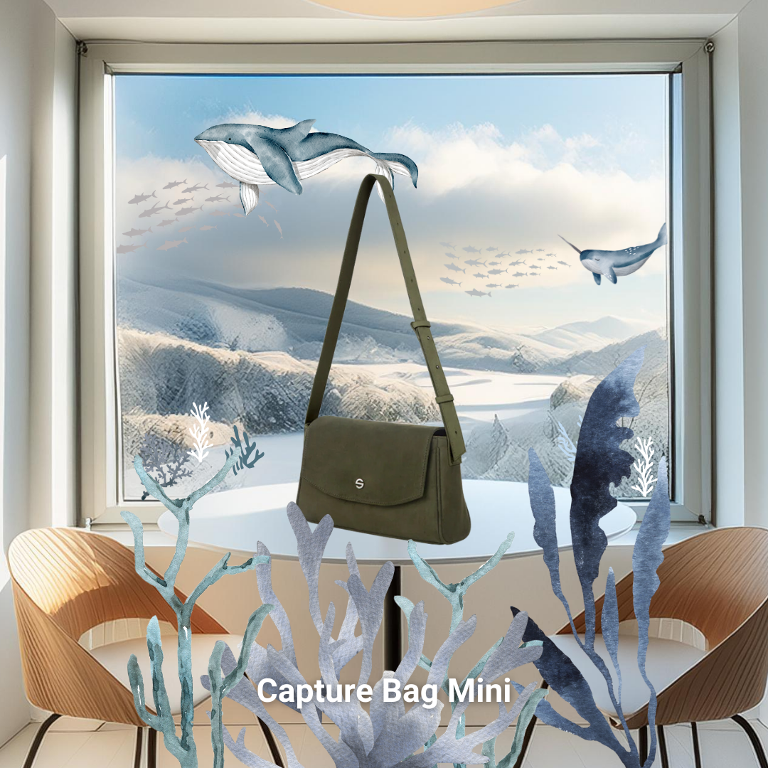 Capture bag mini - suede khaki