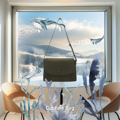 Capture bag - suede khaki