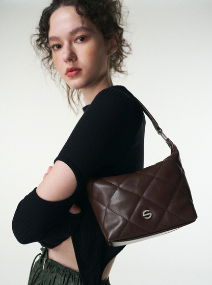 Glow bag puff - choco brown