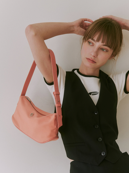 Groove bag - apricot pink