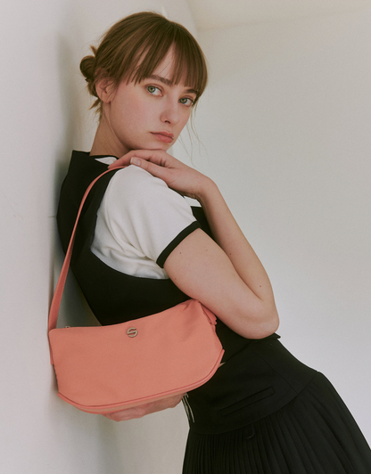 Groove bag - apricot pink