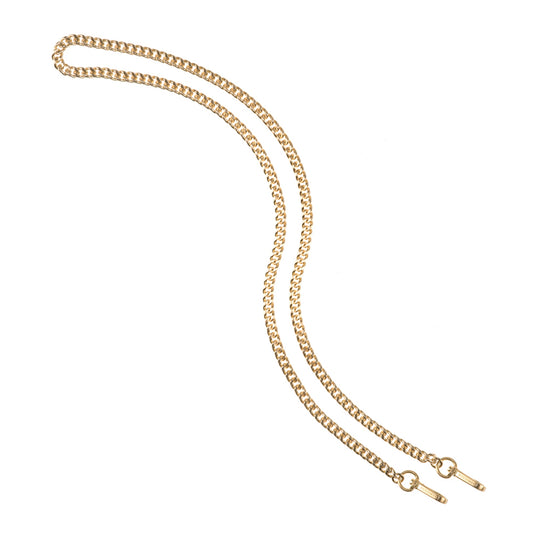 satin slim gold chain