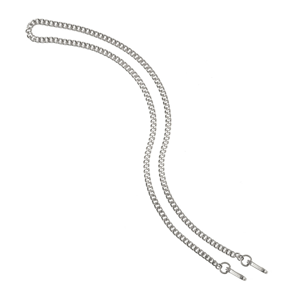 satin slim sliver chain