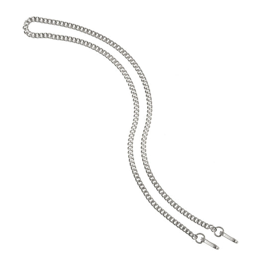 satin slim sliver chain