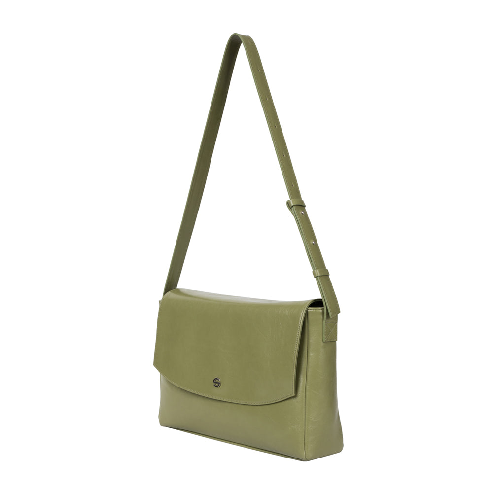 Capture bag - crinkle olive