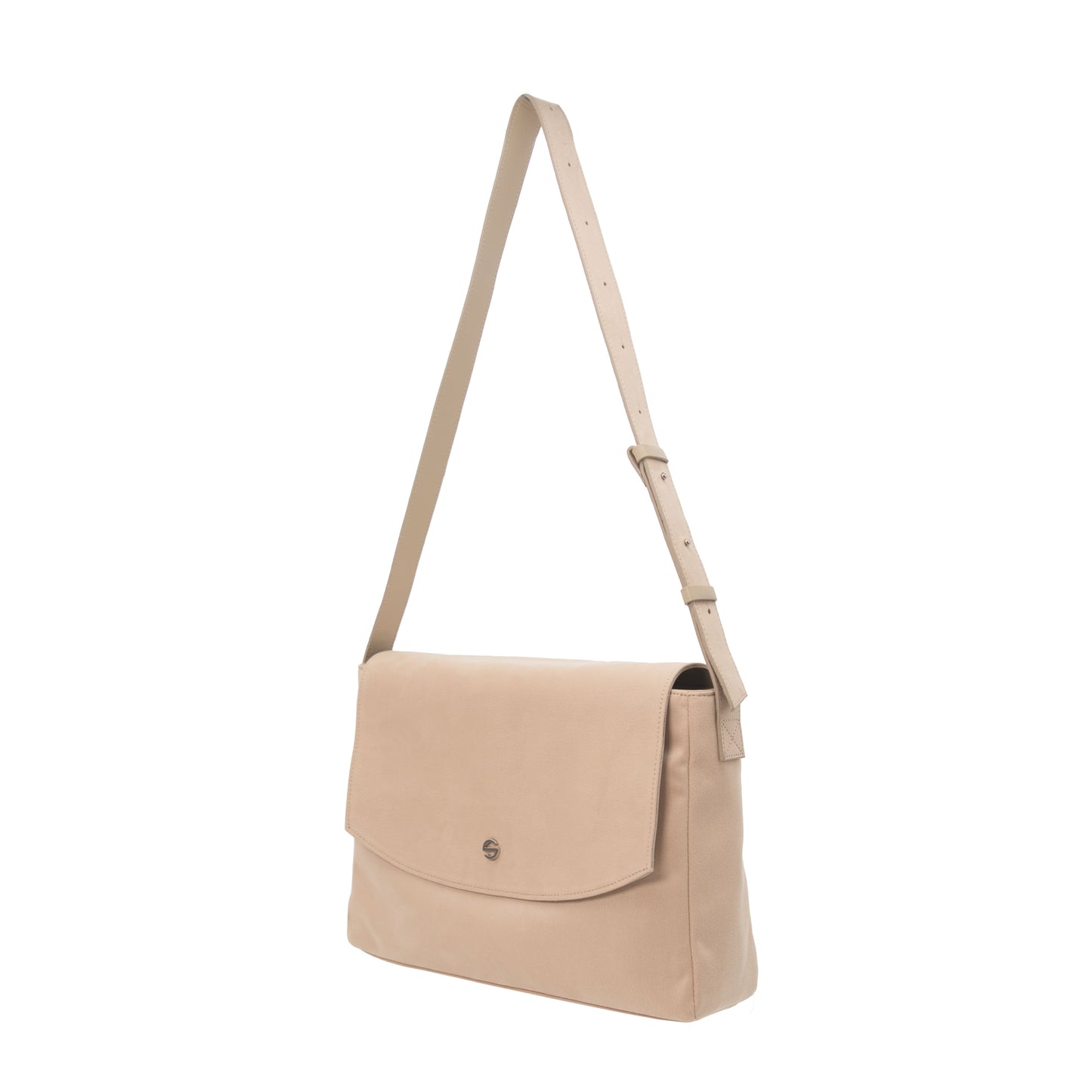 Capture bag - suede light beige