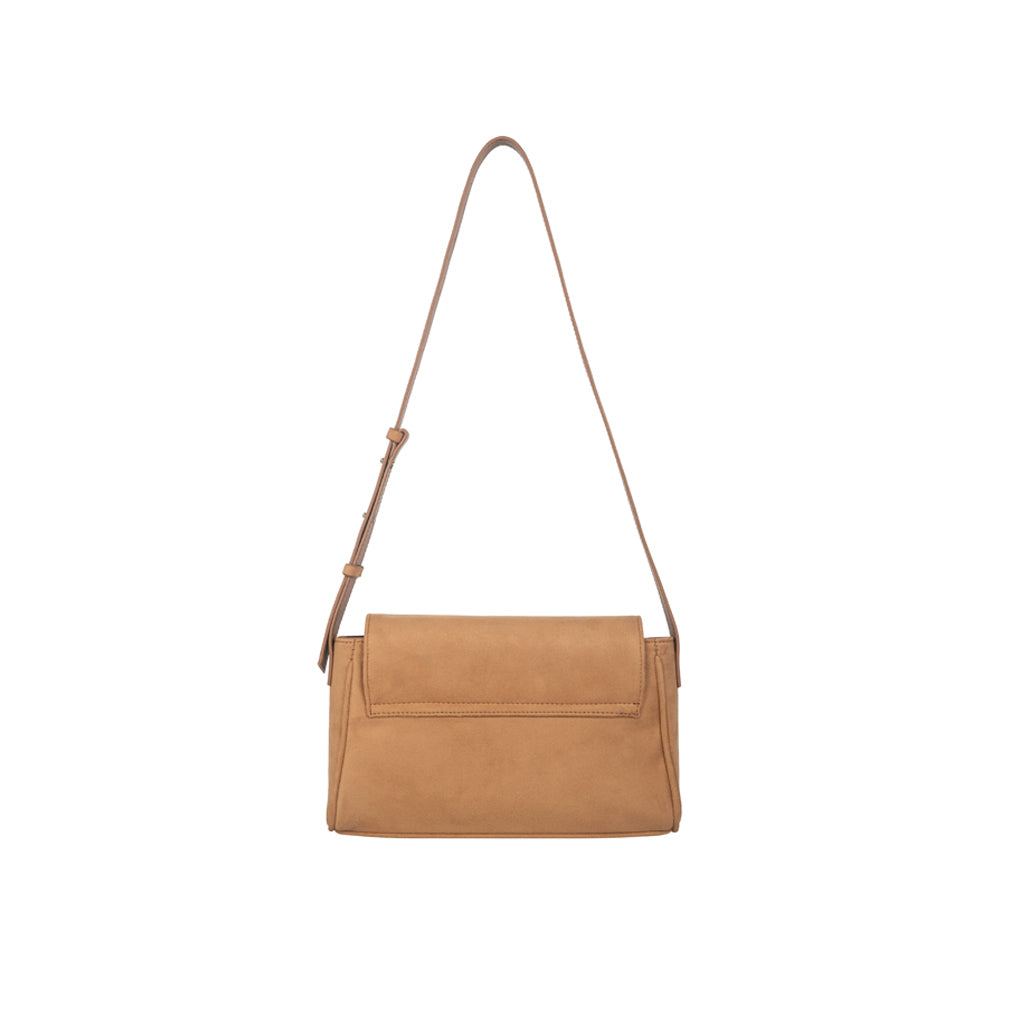 Capture bag mini - suede camel