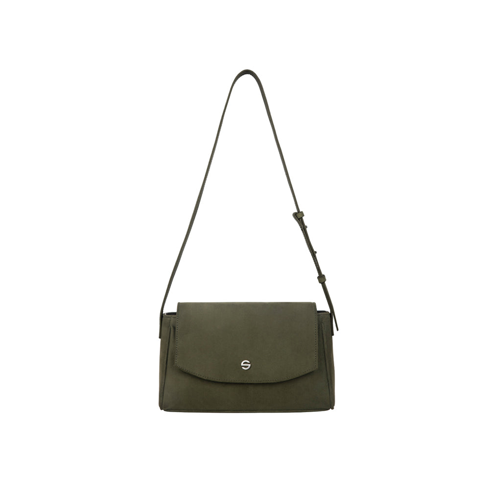 Capture bag mini - suede khaki