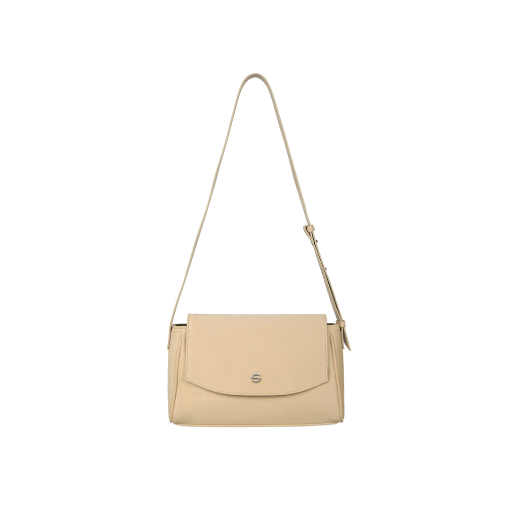 Capture bag mini - suede light beige