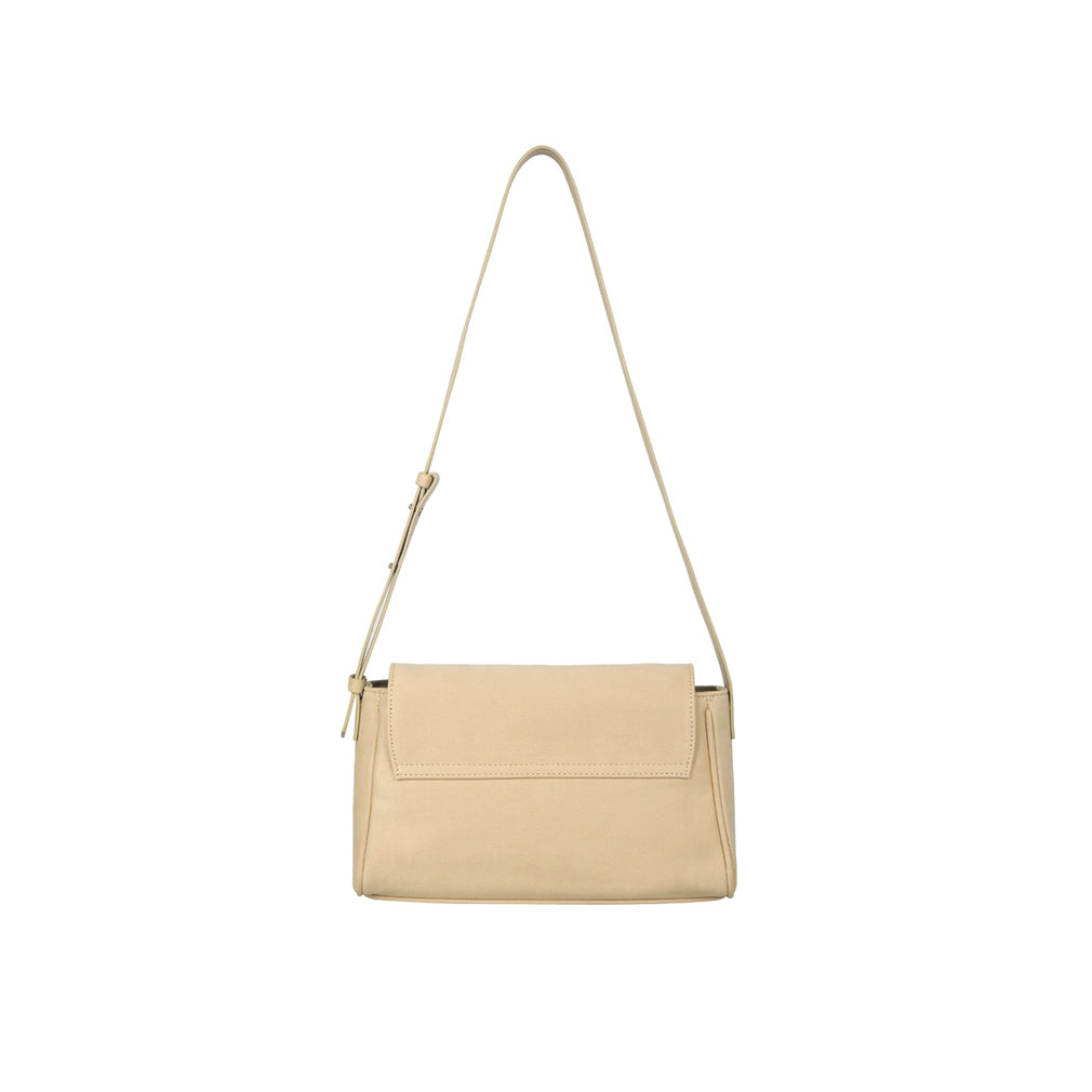 Capture bag mini - suede light beige