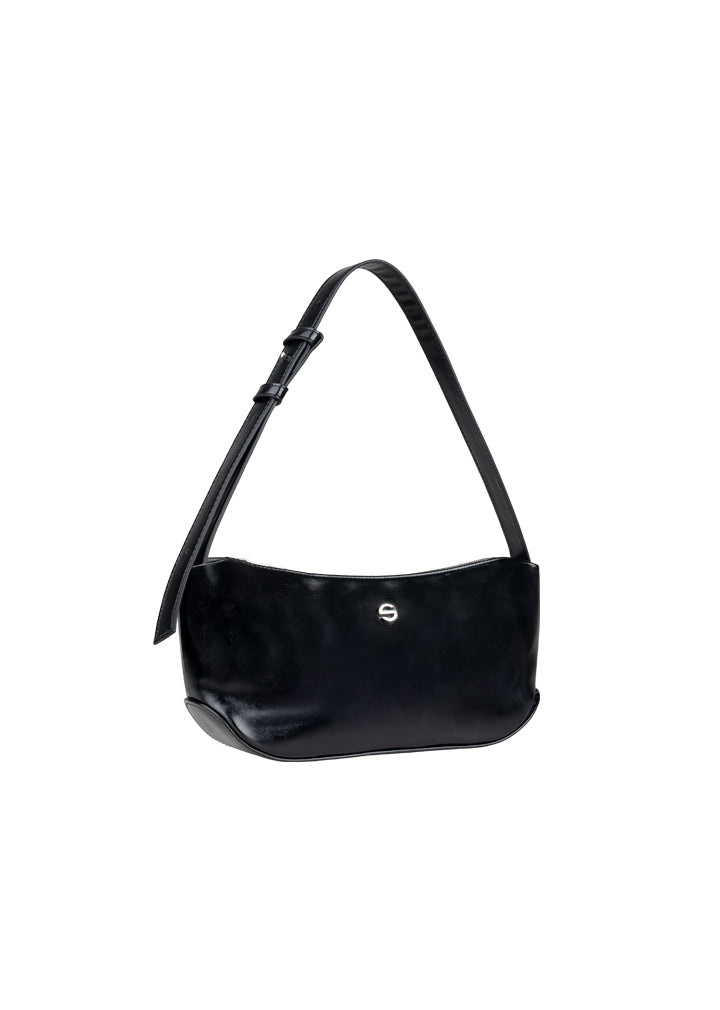 Groove middle bag - glossy black