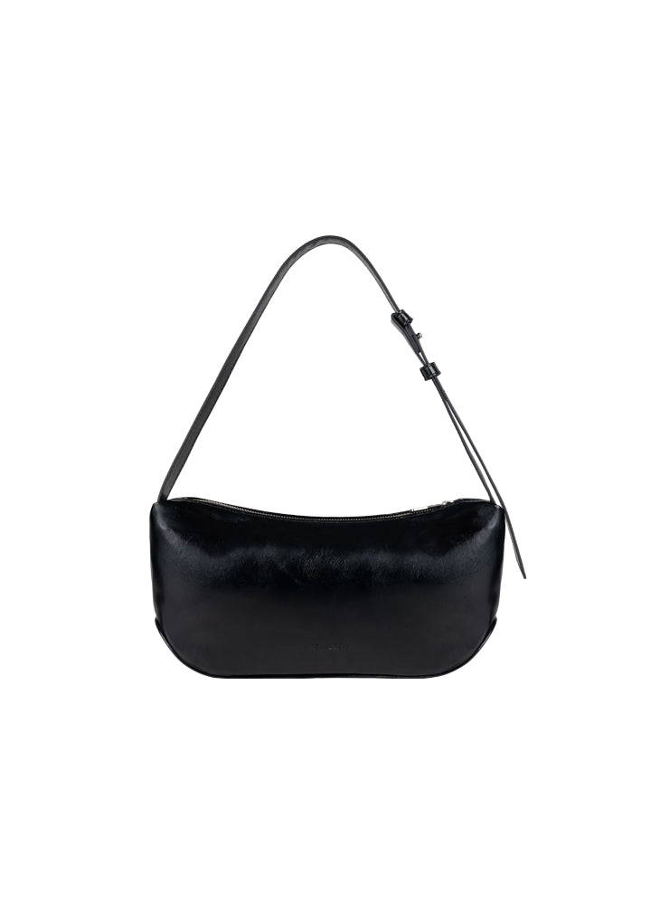 Groove middle bag - glossy black