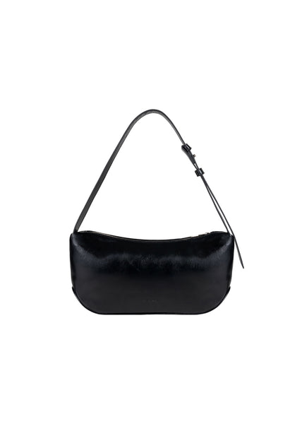 groove middle bag - glossy black