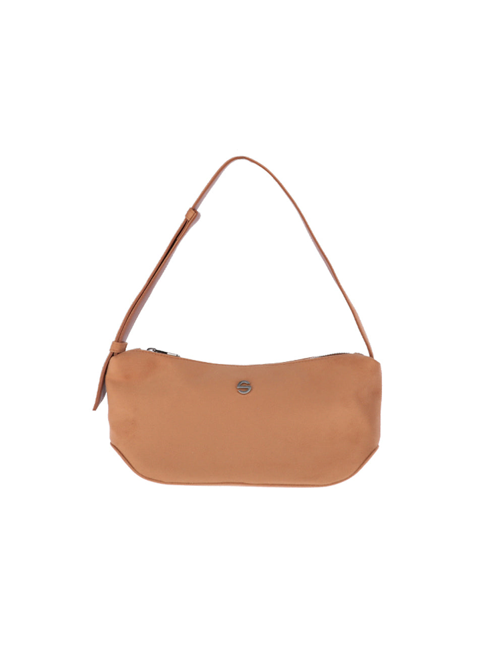 Groove middle bag - suede camel