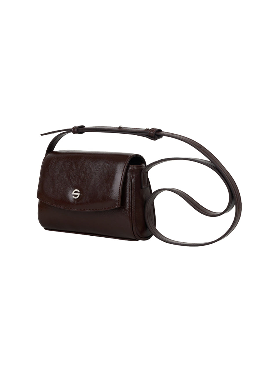 capture bag micro - crinkle choco brown