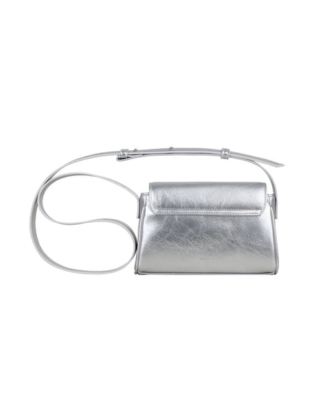 capture bag micro - crinkle silver