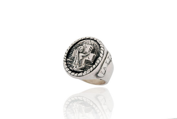 ROCK OF AGES RING (SILVER)