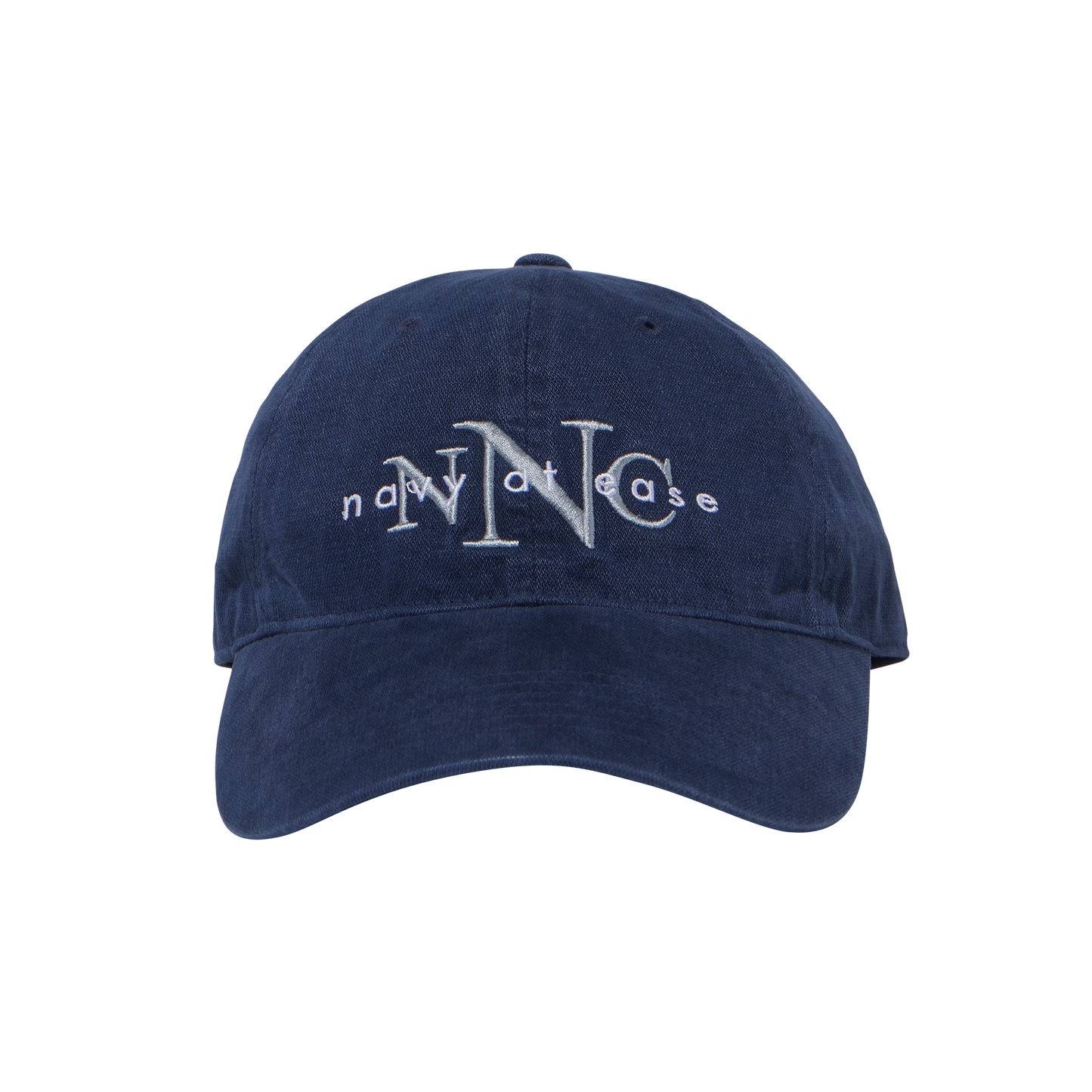 NEASE NNC logo hat v2 (washed navy)