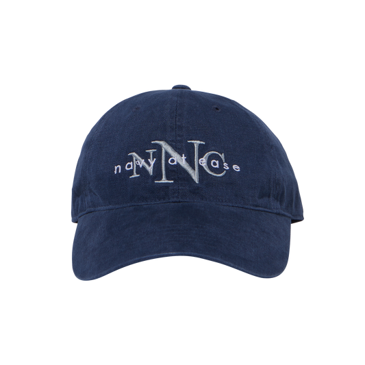 NEASE NNC logo hat v2 (washed navy)