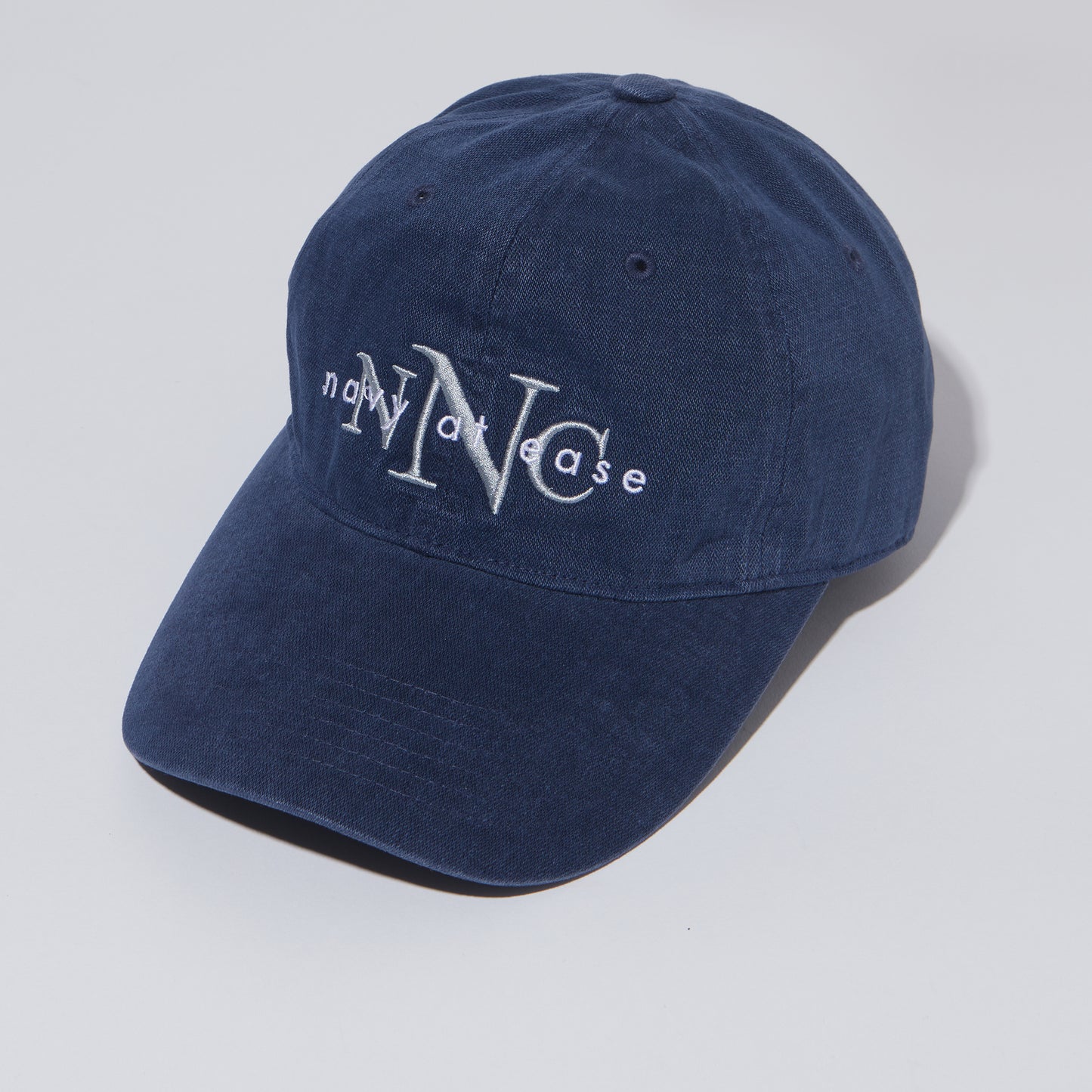 NEASE NNC logo hat v2 (washed navy)