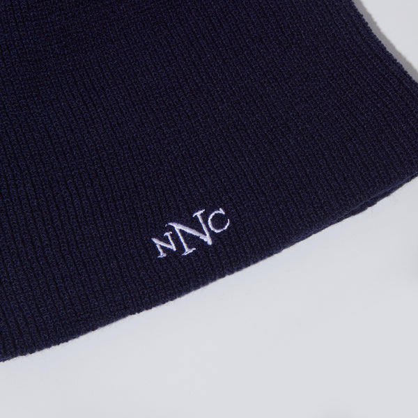 NEASE NNC logo skullcap beanie (navy)