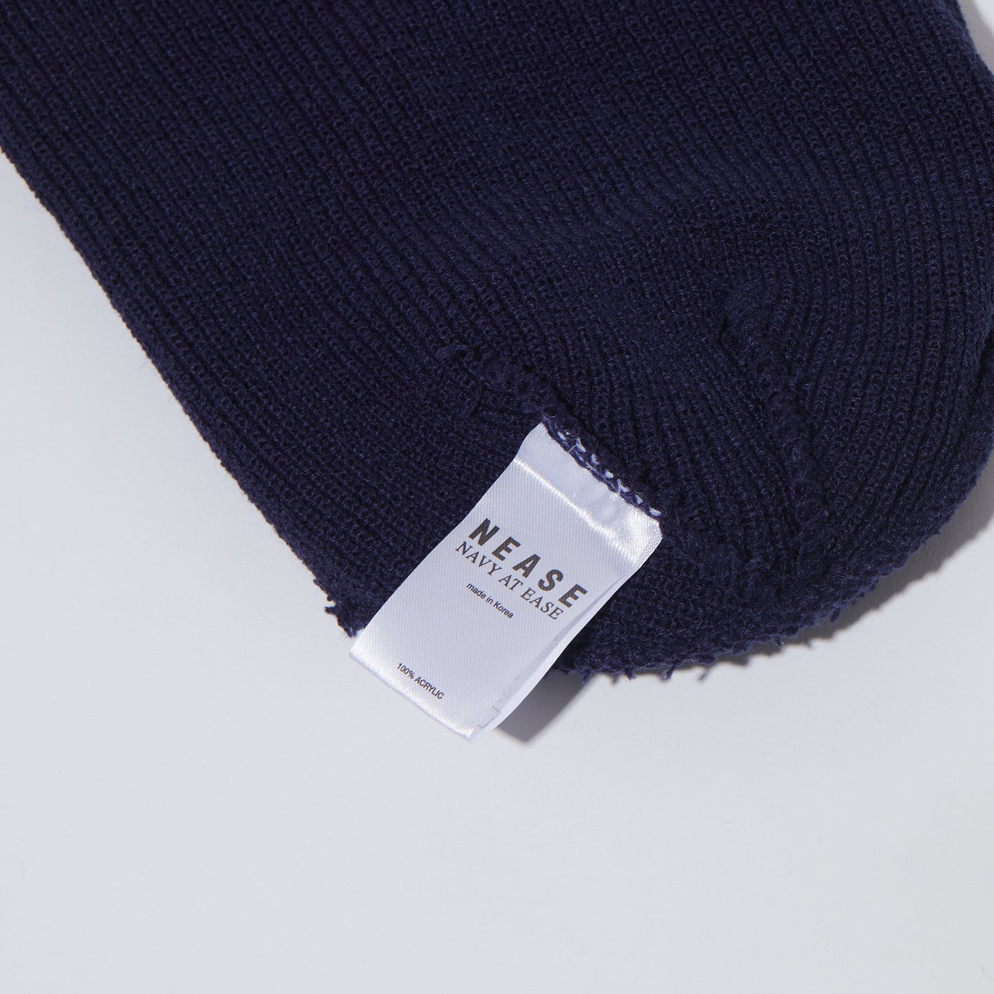 NEASE NNC logo skullcap beanie (navy)