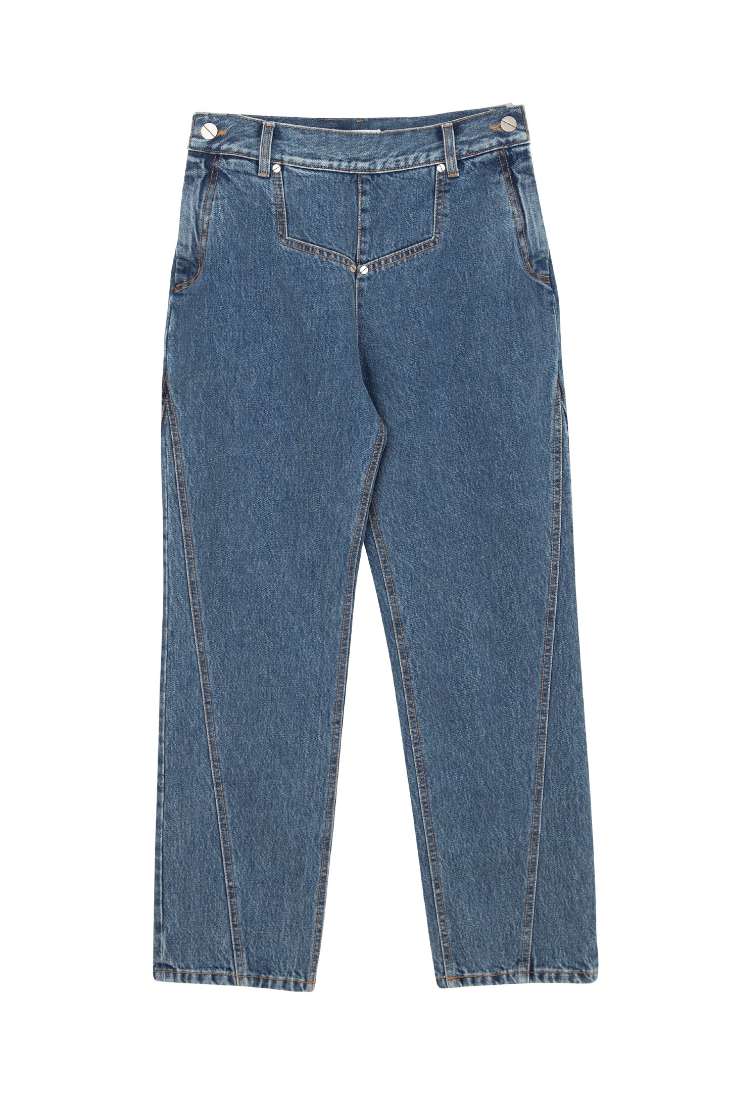 Deconstructed Denim Jean Indigo