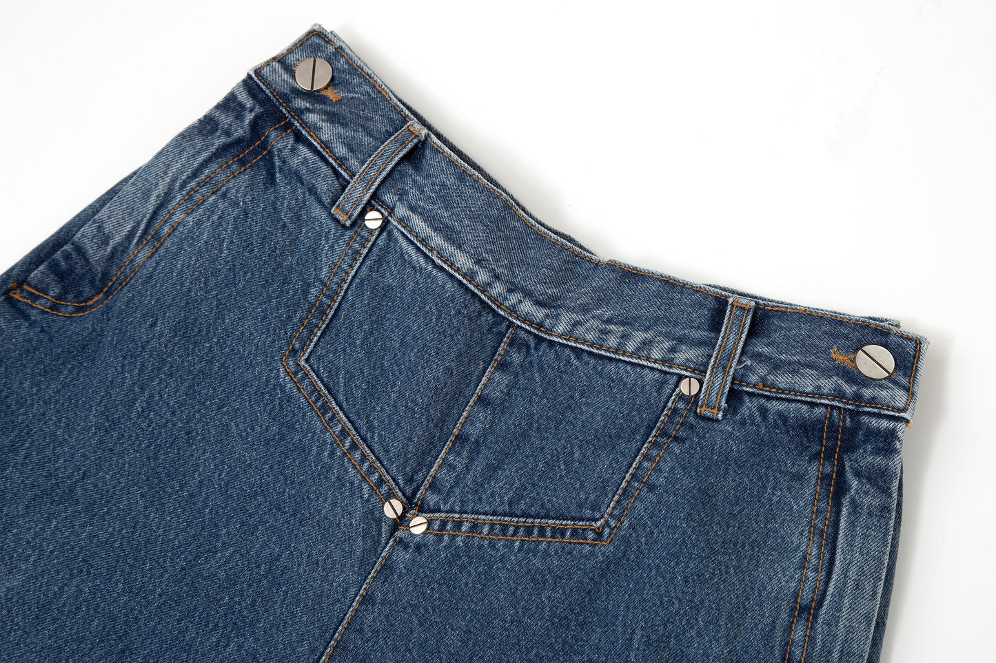 Deconstructed Denim Jean Indigo