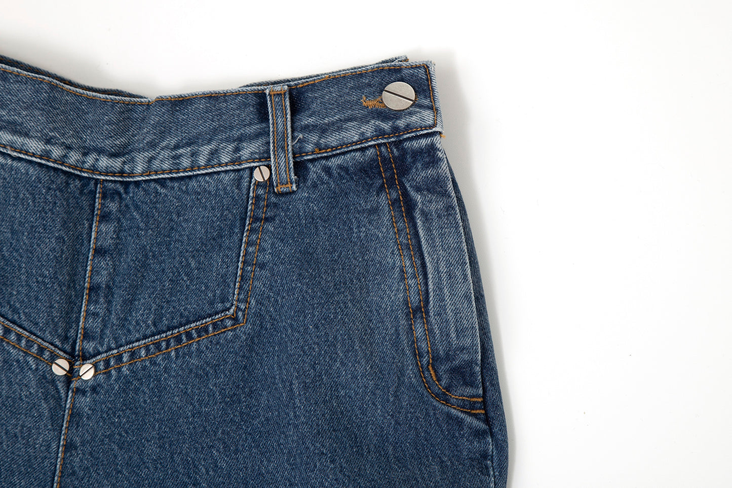 Deconstructed Denim Jean Indigo