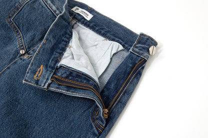 Deconstructed Denim Jean Indigo